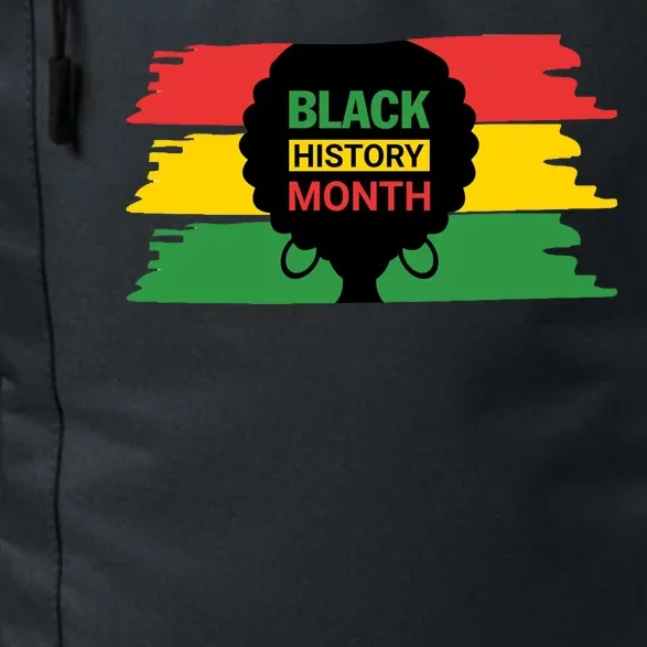 Black History Month Female Afro Daily Commute Backpack