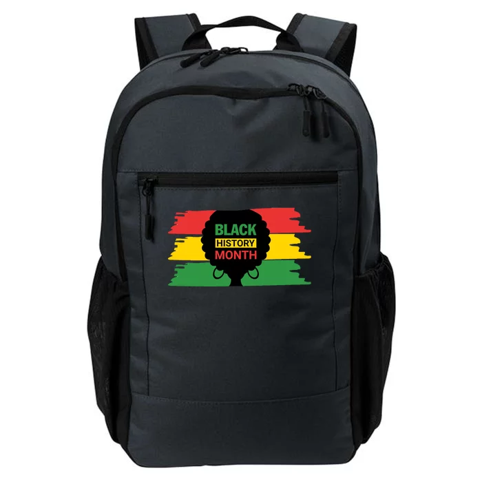 Black History Month Female Afro Daily Commute Backpack