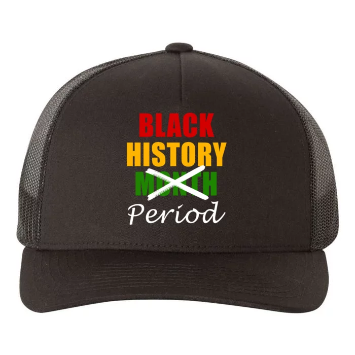 Black History Month Period Yupoong Adult 5-Panel Trucker Hat