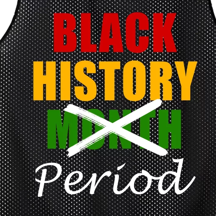 Black History Month Period Mesh Reversible Basketball Jersey Tank