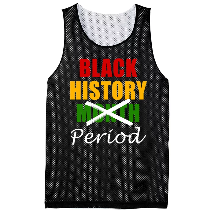 Black History Month Period Mesh Reversible Basketball Jersey Tank