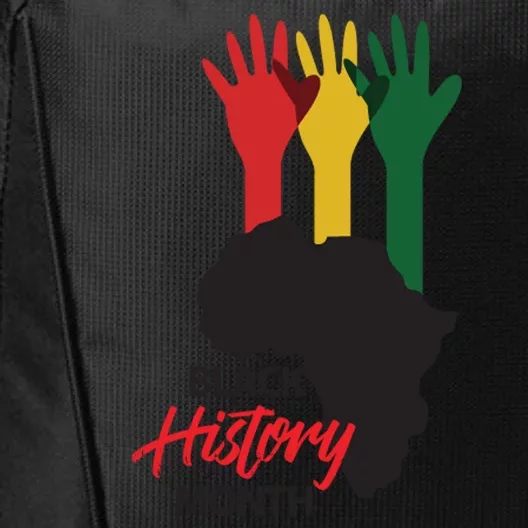 Black History Month Hands Map City Backpack