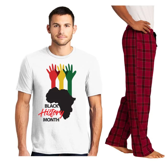 Black History Month Hands Map Pajama Set