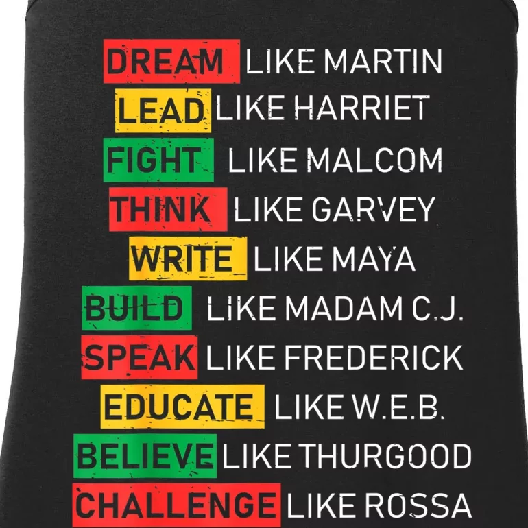 Black History Month African American Country Celebration Ladies Essential Tank