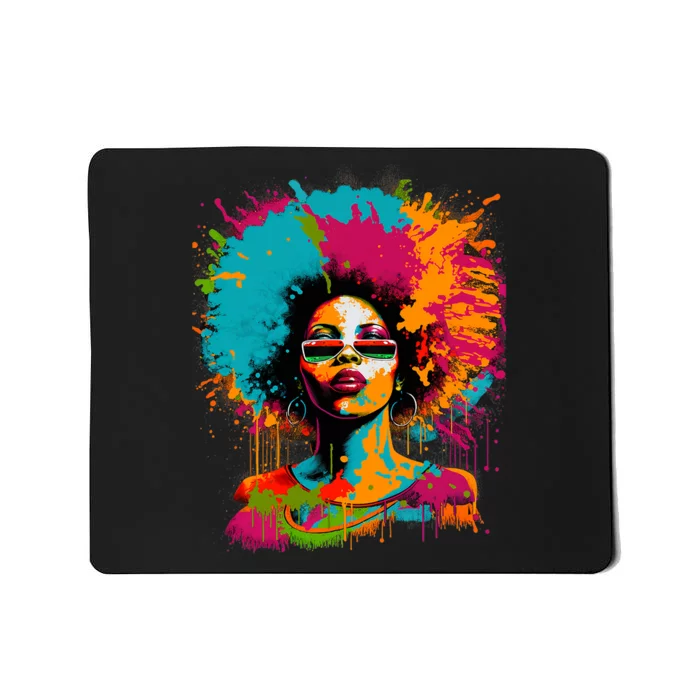 Black History Month African American Black Queen Juneteenth Mousepad