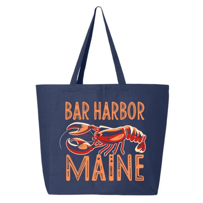 Bar Harbor Maine Lobster Travel Acadia Vintage Gift 25L Jumbo Tote