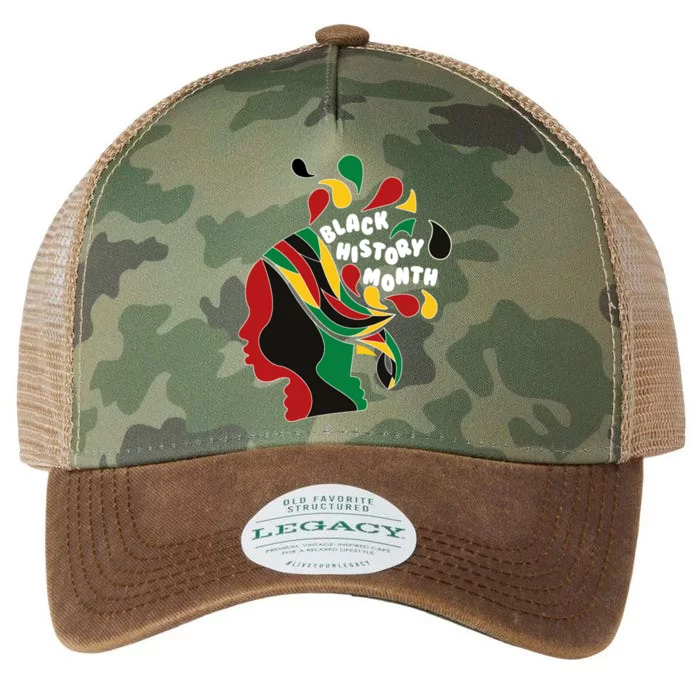 Black History Month Female African Legacy Tie Dye Trucker Hat