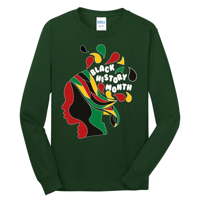 Black History Month Female African Tall Long Sleeve T-Shirt