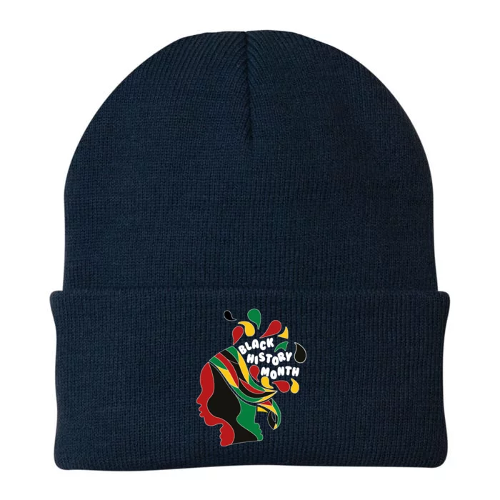 Black History Month Female African Knit Cap Winter Beanie