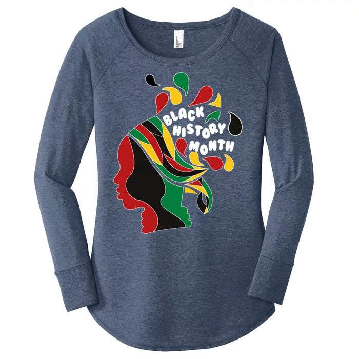 Black History Month Female African Women's Perfect Tri Tunic Long Sleeve Shirt