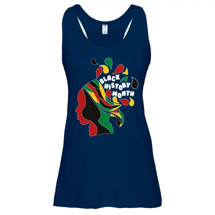 Black History Month Female African Ladies Essential Flowy Tank