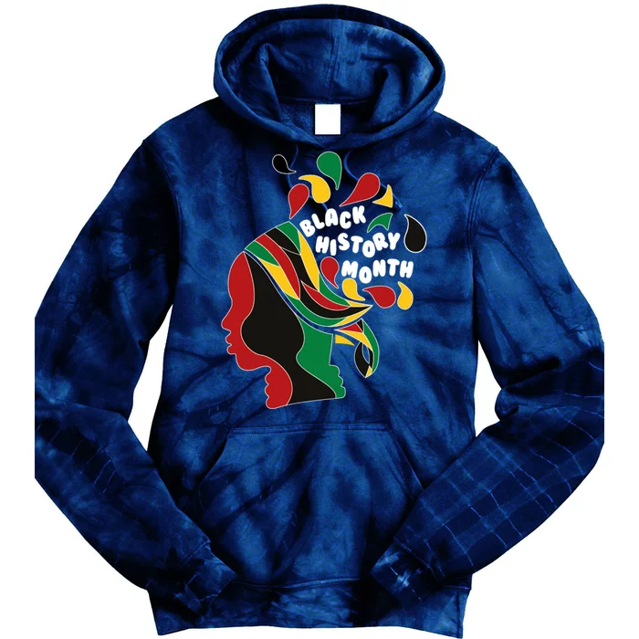 Black History Month Female African Tie Dye Hoodie