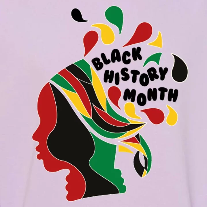 Black History Month Female African Garment-Dyed Sweatshirt