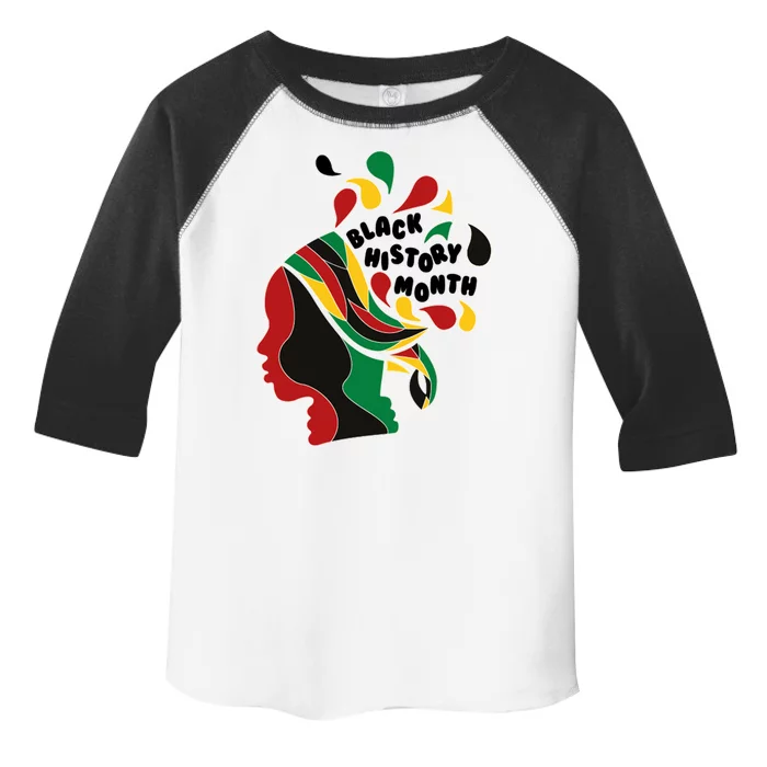 Black History Month Female African Toddler Fine Jersey T-Shirt