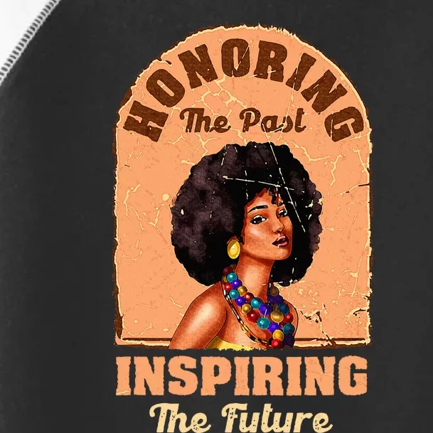 Black History Month Honoring The Past Inspiring Future Toddler Fine Jersey T-Shirt