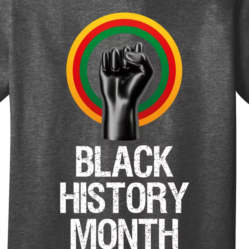 Black History Month African American Black Fist February T-Shirt