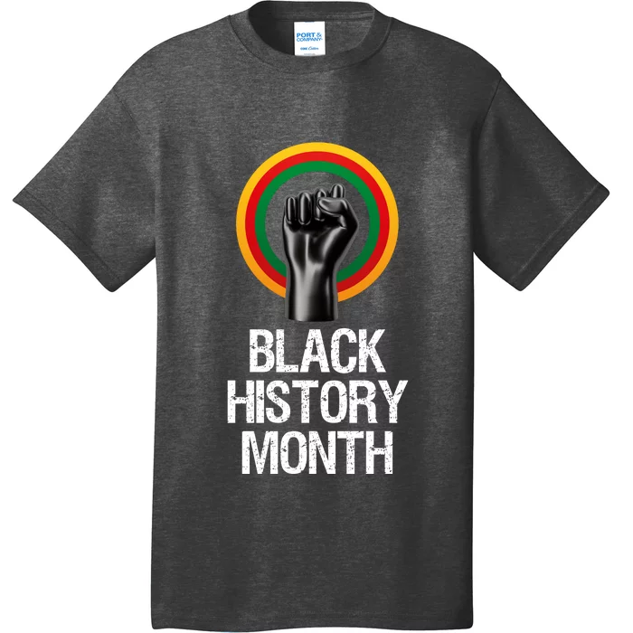 Black History Month African American Black Fist February T-Shirt