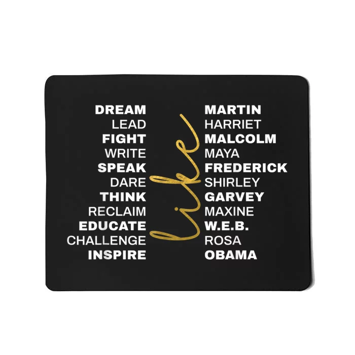 BLACK HISTORY Month Juneteenth African American Pride Mousepad