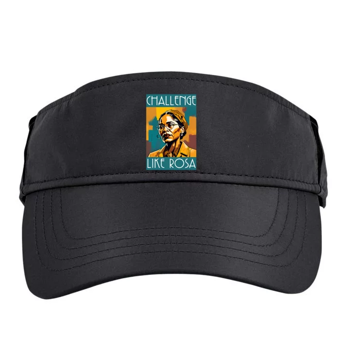 Black History Month Challenge Like Rosa African Leaders Adult Drive Performance Visor