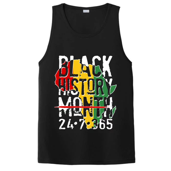 Black History Month 24 7 365 Performance Tank