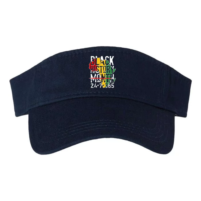 Black History Month 24 7 365 Valucap Bio-Washed Visor