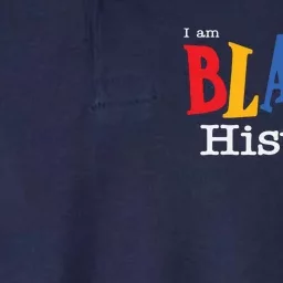 Black History Month I Am Black History Softstyle Adult Sport Polo