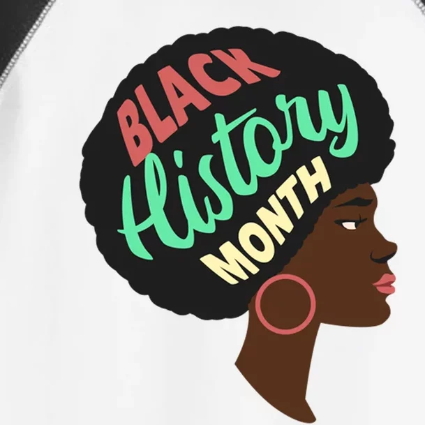 Black History Month Female African American Toddler Fine Jersey T-Shirt