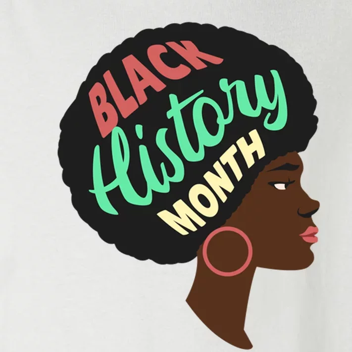 Black History Month Female African American Toddler Long Sleeve Shirt