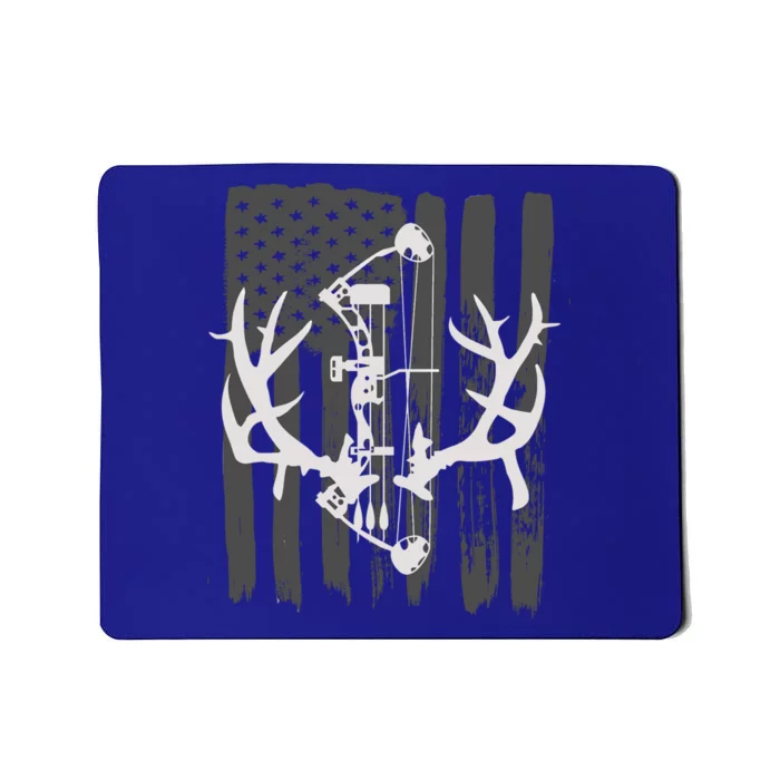 Bow Hunting Meaningful Gift: American Flag Archery Meaningful Gift For Hunters Mousepad