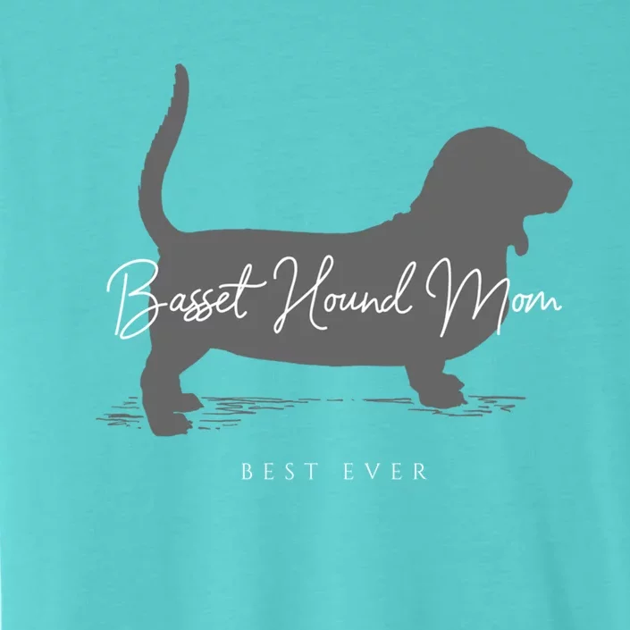 Basset Hound Mom Gift ChromaSoft Performance T-Shirt