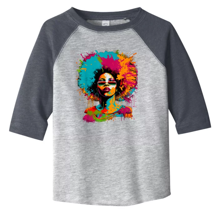 Black History Month African American Black Queen Juneteenth Toddler Fine Jersey T-Shirt