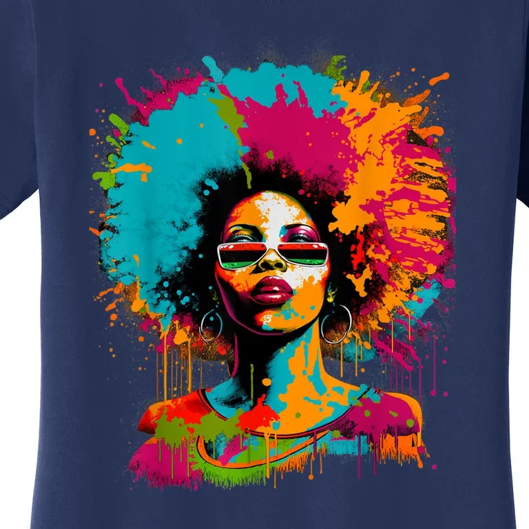 Black History Month African American Black Queen Juneteenth Women's T-Shirt