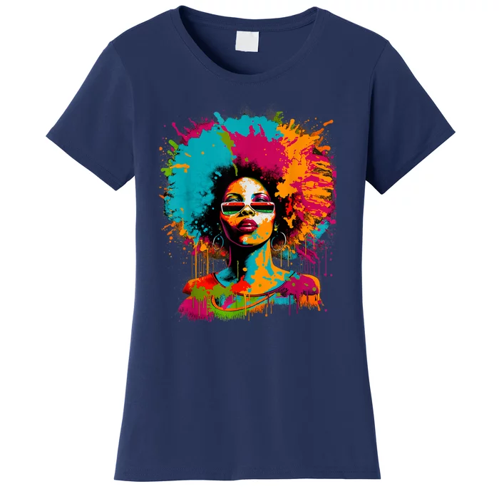 Black History Month African American Black Queen Juneteenth Women's T-Shirt