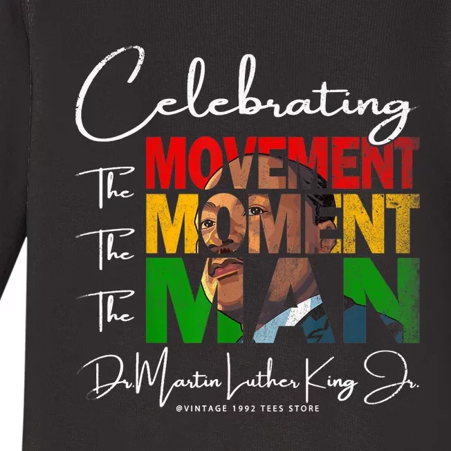 Black History Month Martin Have Dream Luther King Day Baby Long Sleeve Bodysuit