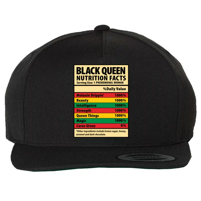 Black History Month Design African American Cool Gift Wool Snapback Cap