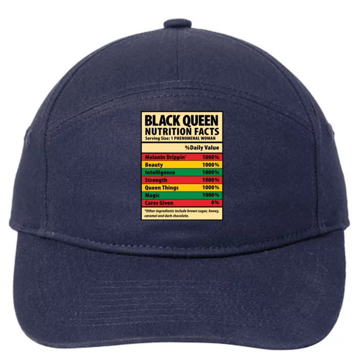 Black History Month Design African American Cool Gift 7-Panel Snapback Hat