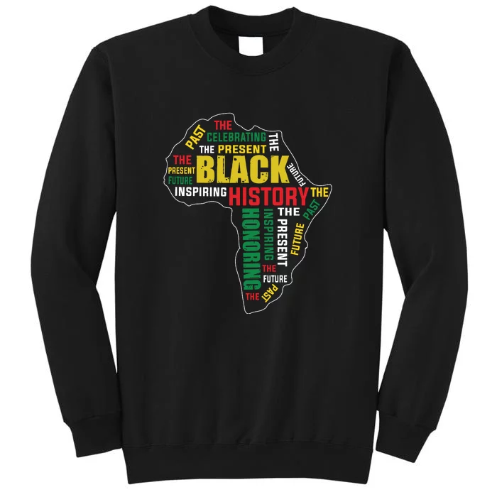 Black History Month Honoring Past Inspiring Future Women Sweatshirt