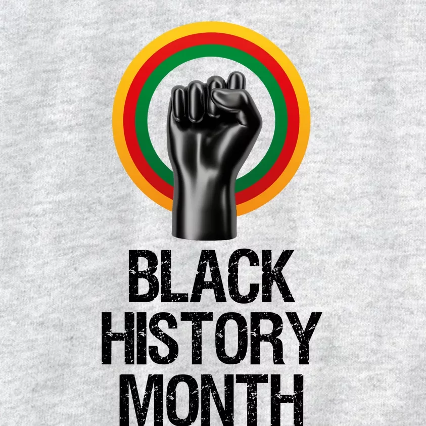 Black History Month African American Black Fist February Kids Sweatshirt