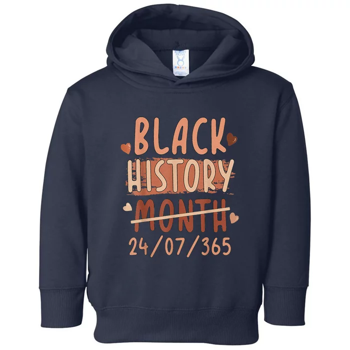 Black History Month Afro Melanin Black Women Afro American Toddler Hoodie