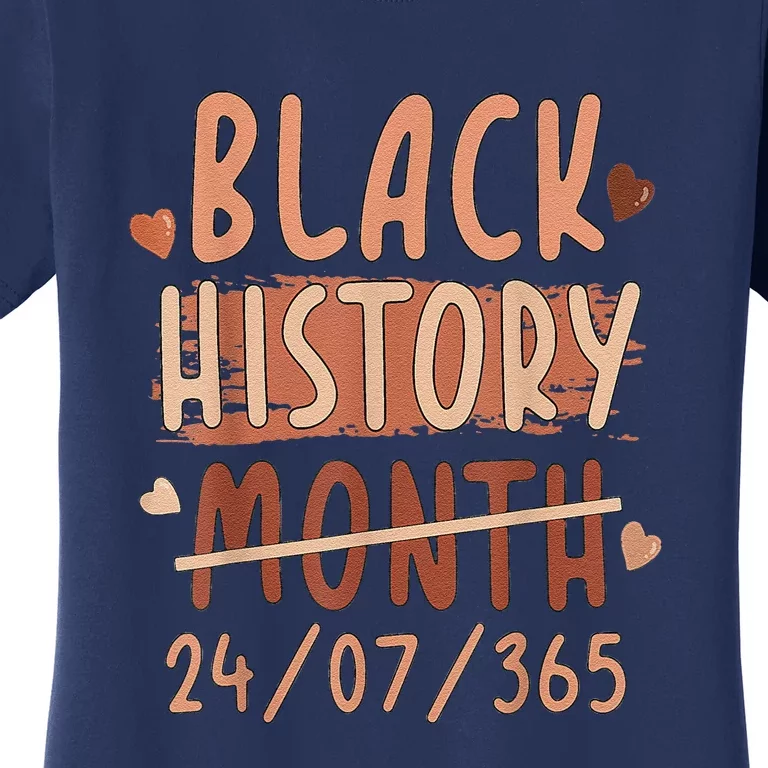 Black History Month Afro Melanin Black Women Afro American Women's T-Shirt