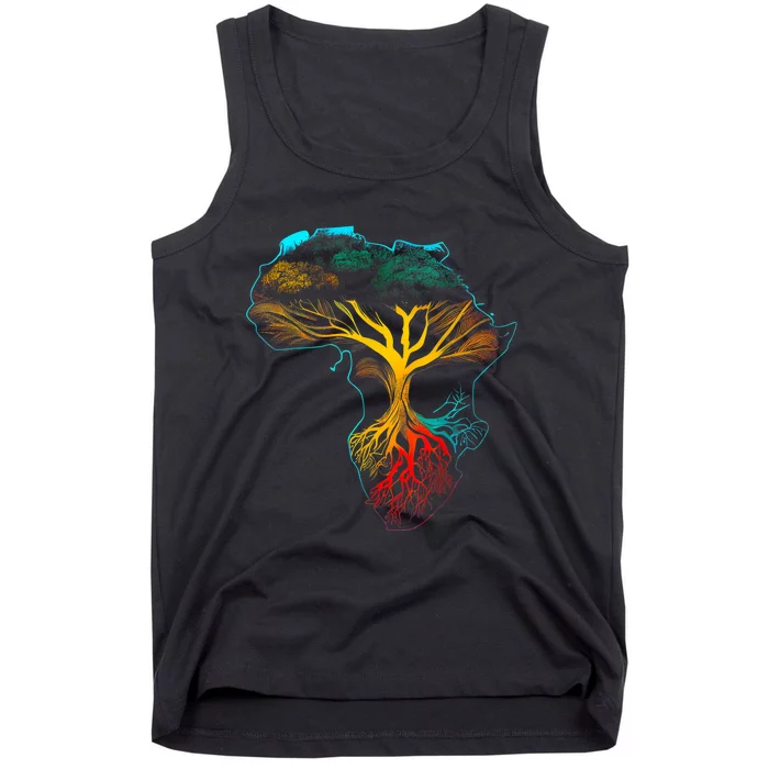 Black History Month African American Ancestors' Roots Tank Top