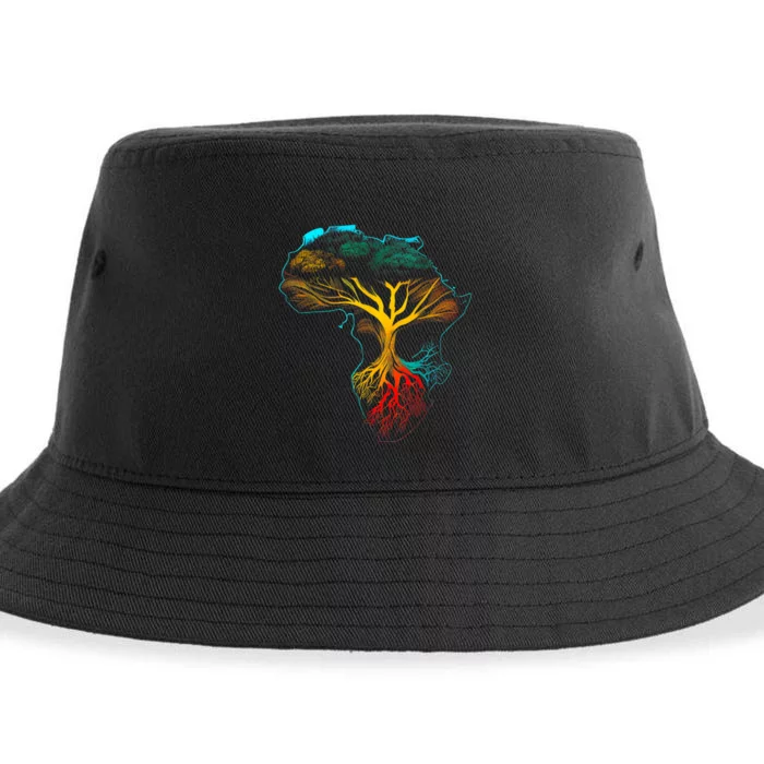 Black History Month African American Ancestors' Roots Sustainable Bucket Hat