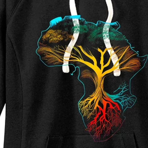 Black History Month African American Ancestors' Roots Women's Fleece Hoodie