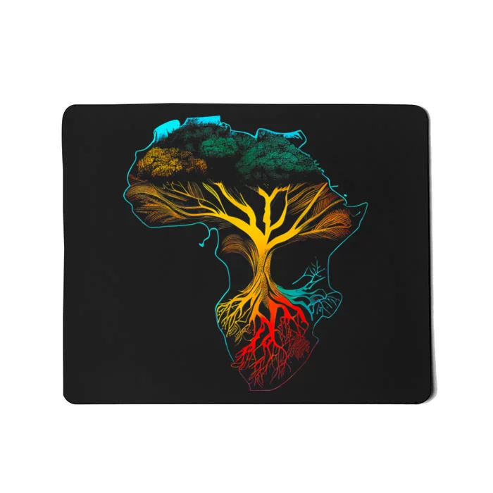 Black History Month African American Ancestors' Roots Mousepad