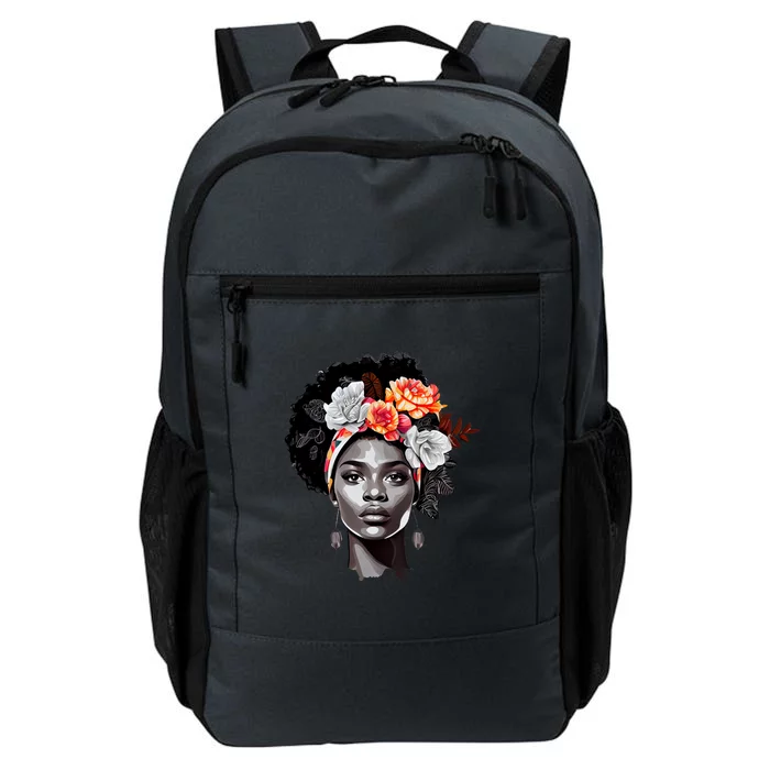 Black History Month Girl African Woman Afro America Daily Commute Backpack