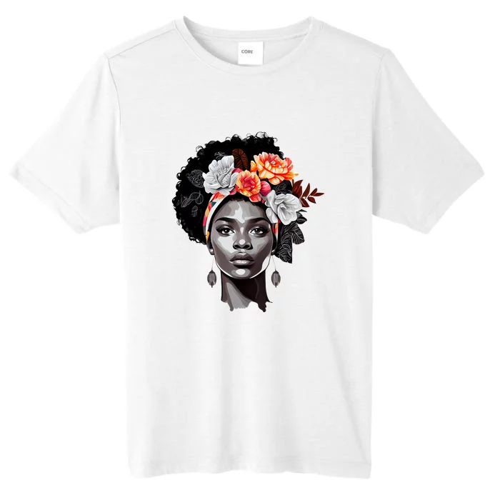 Black History Month Girl African Woman Afro America ChromaSoft Performance T-Shirt