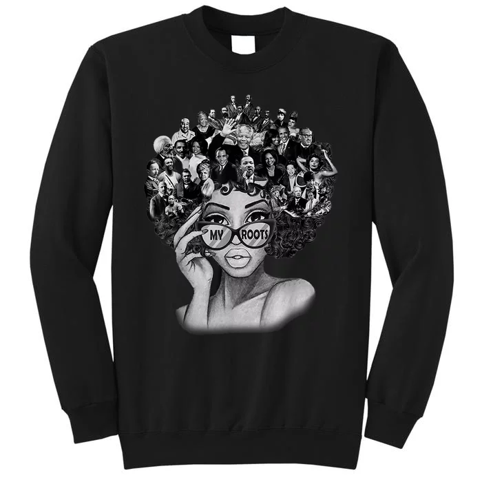 Black History Month I Love My Roots Back Powerful BLM Sweatshirt