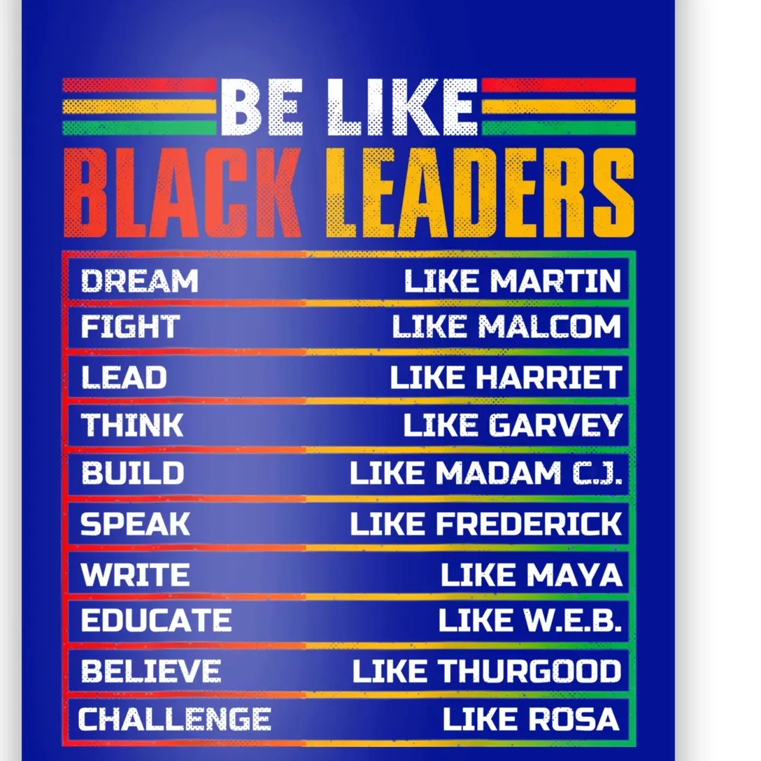 Black History Month Teachers Black Leaders Inventors Gift Poster