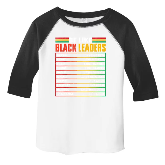 Black History Month Teachers Black Leaders Inventors Gift Toddler Fine Jersey T-Shirt