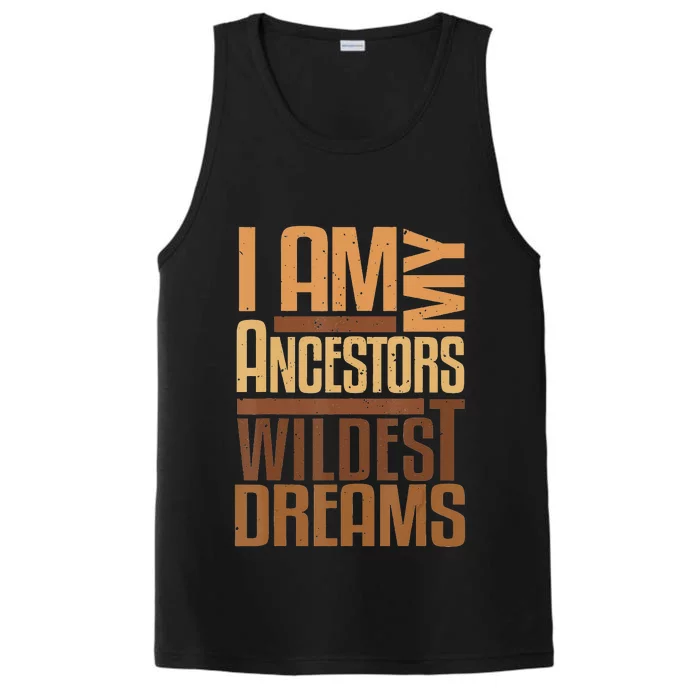 Black History Month African American Celebration Performance Tank